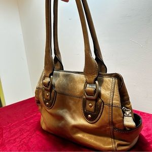 Fossil leather bag